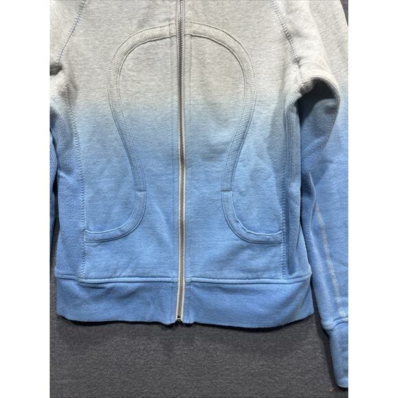 Lululemon Special Edition Ombré Hoodie Blue Womens Size 8 - Picture 5 of 12